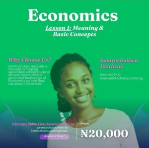 Economics – Meaning and Basic Concepts